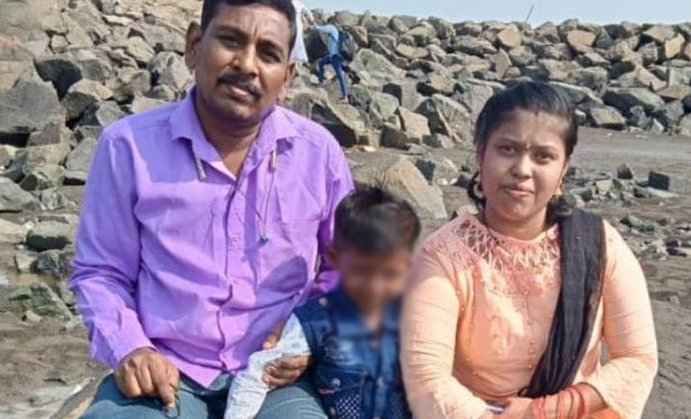 सूरत शहर के लिम्बायत में पत्नी और बेटे की हत्या, सोमशे ने की आत्महत्या